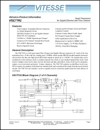 VSC7182TW Datasheet