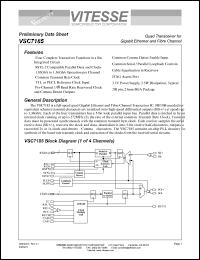 VSC7185TW Datasheet