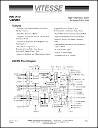 VSC870TX Datasheet