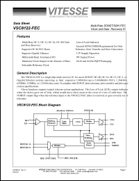 VSC8122-FECQP Datasheet