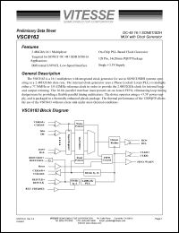 VSC8163QR Datasheet