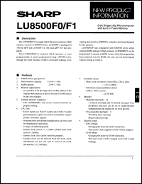 LU8500F1 Datasheet