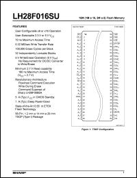 LH28F016SUT-10 Datasheet