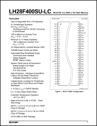 LH28F400SUHE-LC15 Datasheet
