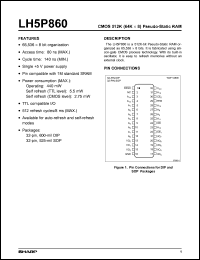 LH5P860D-80 Datasheet