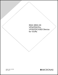 SDA5652-2X Datasheet