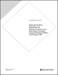 SDA9415-B13 Datasheet