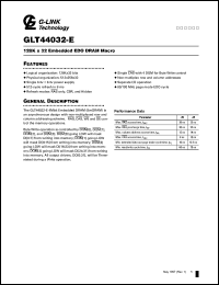 GLT44032-E Datasheet
