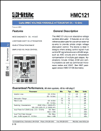 HMC121 Datasheet