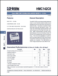 HMC142C8 Datasheet