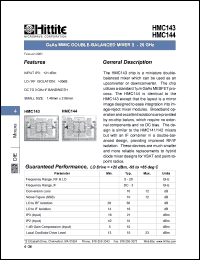 HMC143 Datasheet