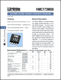 HMC173MS8 Datasheet