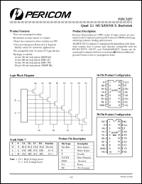 PI5C3257R Datasheet