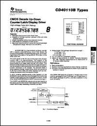 CD40110BE Datasheet