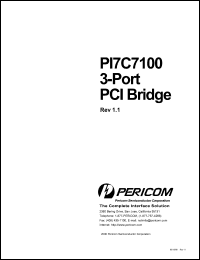 PI7C7100CNA Datasheet