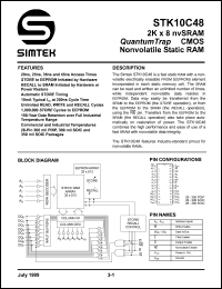STK10C48-N45I Datasheet