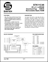 STK11C48-N45 Datasheet
