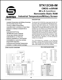 STK12C68-K45IM Datasheet