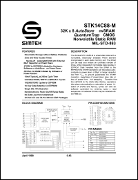 STK14C88-5L45M Datasheet
