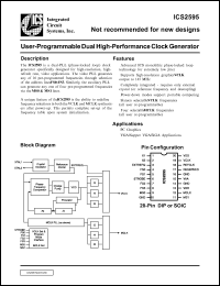 ICS2595M-SD Datasheet