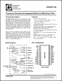 ICS9147F-09 Datasheet