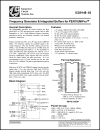 ICS9148F-03 Datasheet