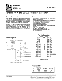 ICS9150F-01 Datasheet