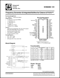 ICS9248F-131-T Datasheet