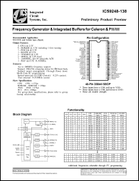 ICS9248F-138 Datasheet