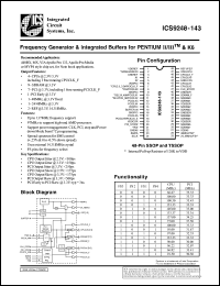 ICS9248F-143-T Datasheet
