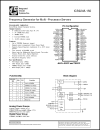 ICS9248F-150-T Datasheet