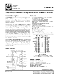 ICS9248F-90-T Datasheet
