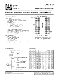 ICS9248F-96-T Datasheet