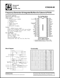 ICS9248F-98-T Datasheet