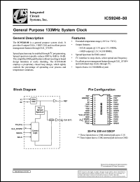 ICS9248F-80-T Datasheet