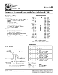 ICS9250F-28-T Datasheet