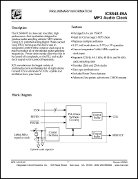 ICS548G-05 Datasheet