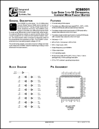 ICS8501BYT Datasheet