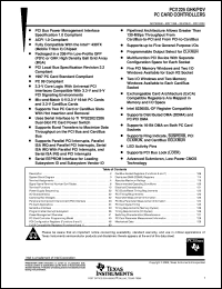 PCI1225PDV Datasheet