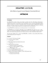 HCD44780UA02 Datasheet