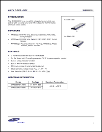 S1A0900X01-A0B0 Datasheet