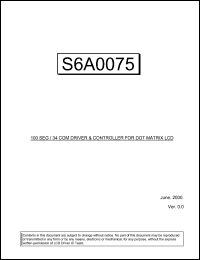 S6A0075 Datasheet