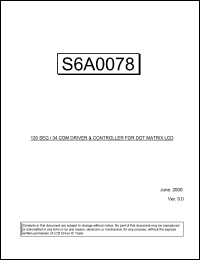 S6A0078 Datasheet