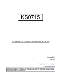 KS0715TB-XX-H4TF Datasheet