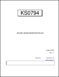 S6C1652 Datasheet