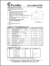 EFA120D-SOT89 Datasheet