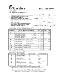 EFC120B-100F Datasheet