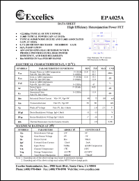 EPA025A Datasheet