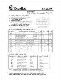 EPA120A Datasheet
