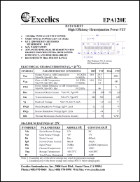 EPA120E Datasheet